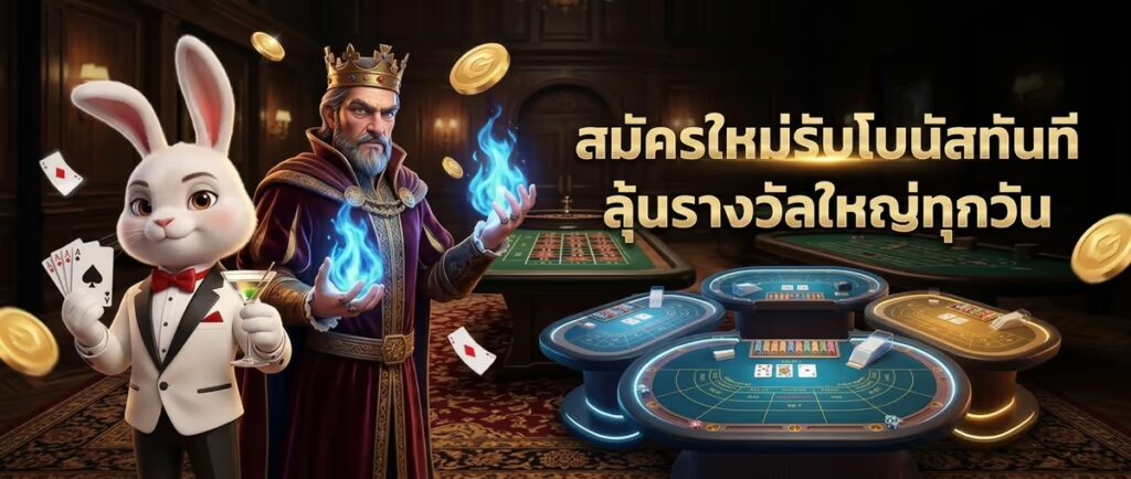สมัครใหม่รับโบนัสทันที