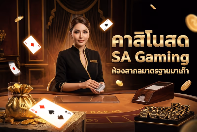 คาสิโนสด SA Gaming ห้องสากลมาตรฐานมาเก๊า